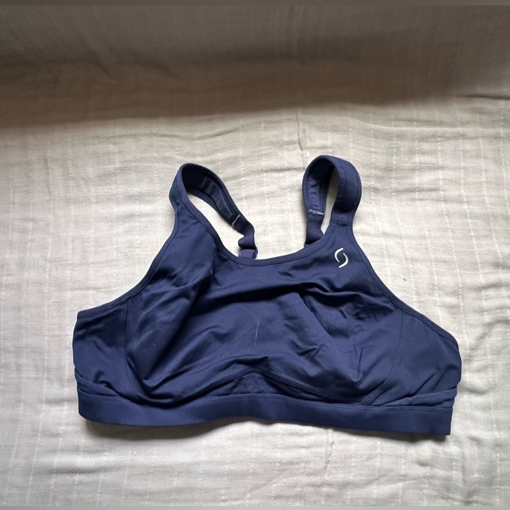Moving Comfort Navy Sports Bra